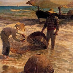 Joaquín Sorolla (1895): Pescadores valencianos. Impresionismo