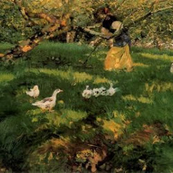 Joaquín Sorolla (1903): Segadora de Asturias. Impresionismo. Fundación Museo Sorolla. Madrid.