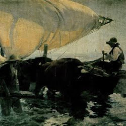 Joaquin Sorolla (1894): La vuelta de la pesca.Museo de Orsay. París. Francia.
