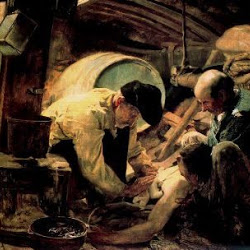 Joaquín Sorolla: Y aún dicen que el pescado es caro. Realismo/Costumbres. Casón del Buen Retiro. Madrid. España.