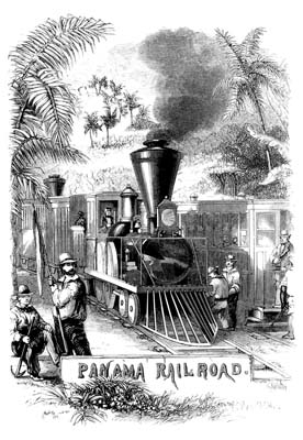 Ferrocarril de Panamá. En: F. N. Otis. The Panama Railroad. New York, 1861.