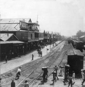Colón, Panamá, 1907. Fotografía en la Librería del Congreso, División de fotografías e impresos, Washington, D.C.