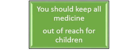 medicine should be out of reach children